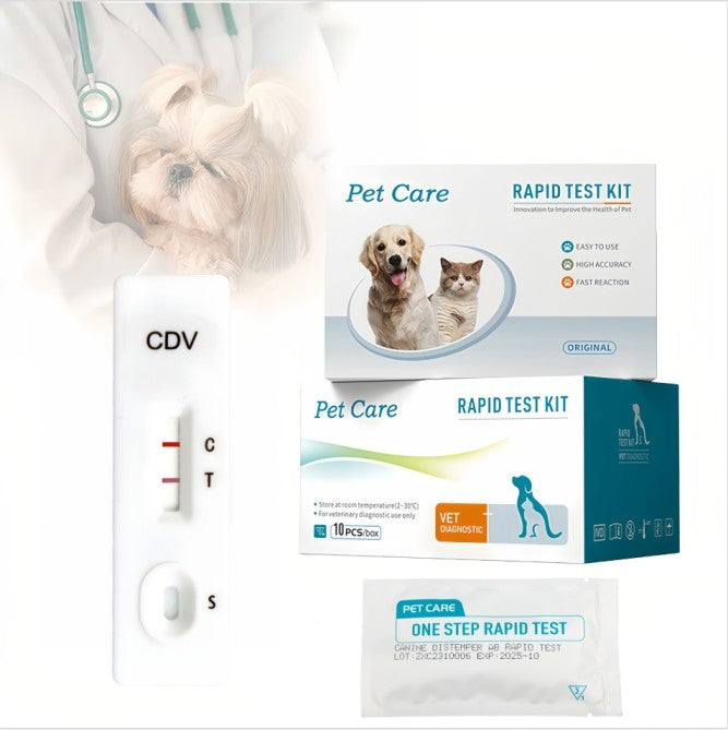 Canine DISTEMPER Test Kit for Dogs – Rapid At-Home Testing – CDV Ag