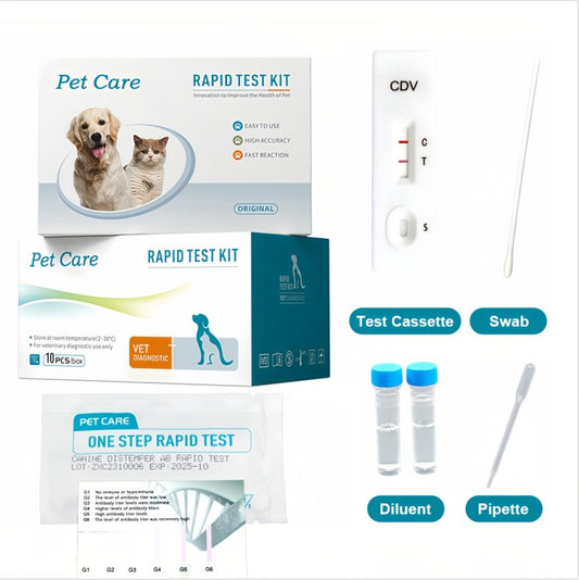 Canine DISTEMPER Test Kit for Dogs – Rapid At-Home Testing – CDV Ag