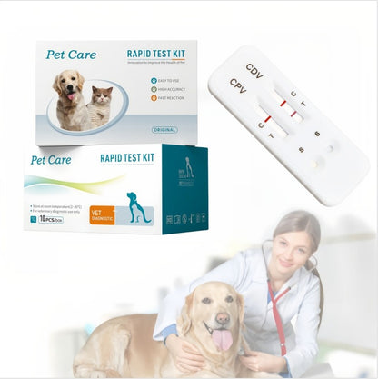 DISTEMPER + PARVO Test At-Home Kit for Dogs – 2-in-1 Canine Test (CDV/CPV)