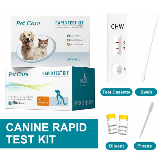 HEARTWORM Test for Dogs – Canine / Feline HW Rapid At-Home Testing Kit