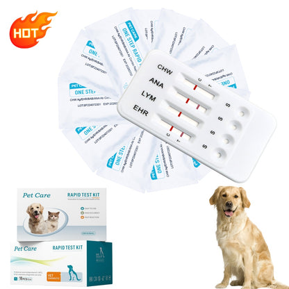 BABESIA + Lyme + Anaplasma + Ehrlichia Test for Dogs – TBD-4 At-Home Testing Kit